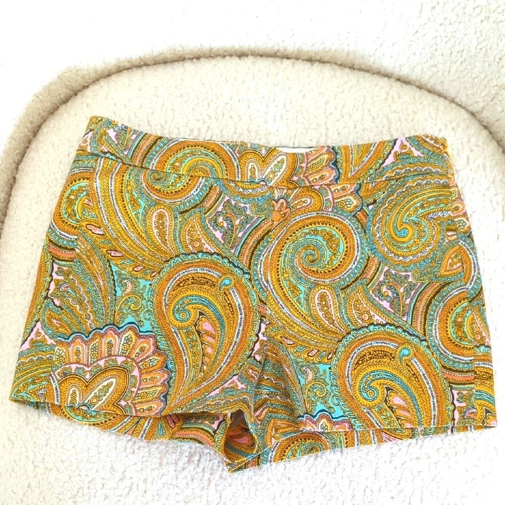 J Crew Paisley Patterned Women's Shorts